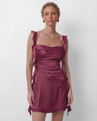 Karina Fuşya Elbise