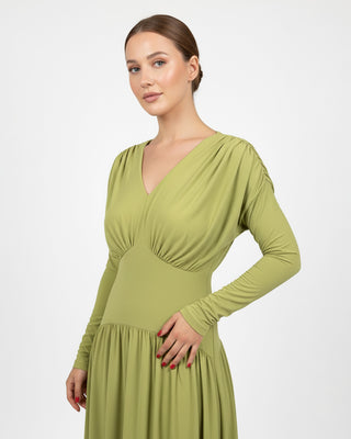 Lynora Soft Pi̇stachi̇o  Dress