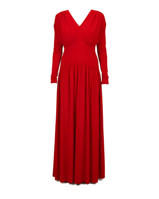 Lynora Coral Red Dress