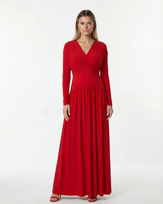 Lynora Mercan Kırmızı Elbise