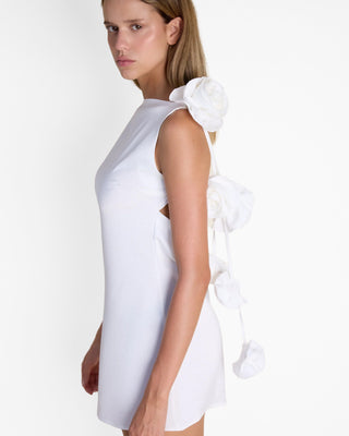 Mariam Mini Dress in Ivory