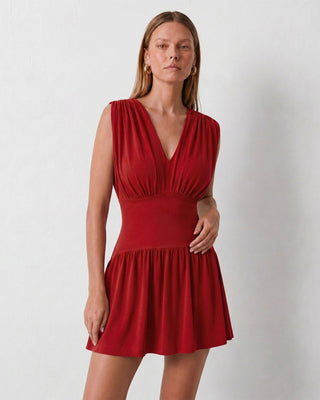 Mira Red Mini Dress