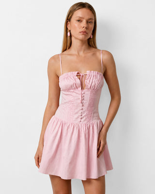 Rosalie Pink Mini Dress