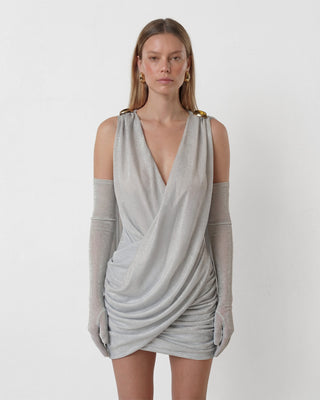 Selene Silver Dress