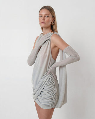 Selene Silver Dress