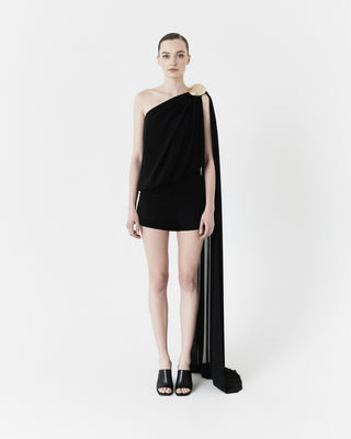 Thaleia Siyah Elbise