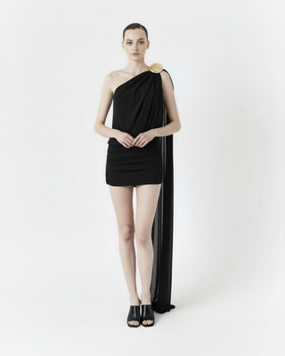 Thaleia Siyah Elbise